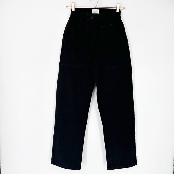 Aritzia Wilfred Free Modern Utility Pant Size 24 Black - Picture 8 of 9